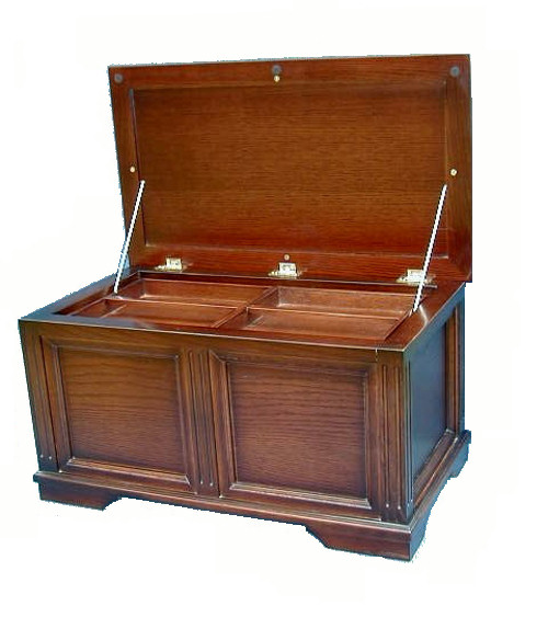 The York hand-made wooden sewing box