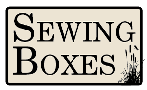 wooden sewing boxes and workboxes